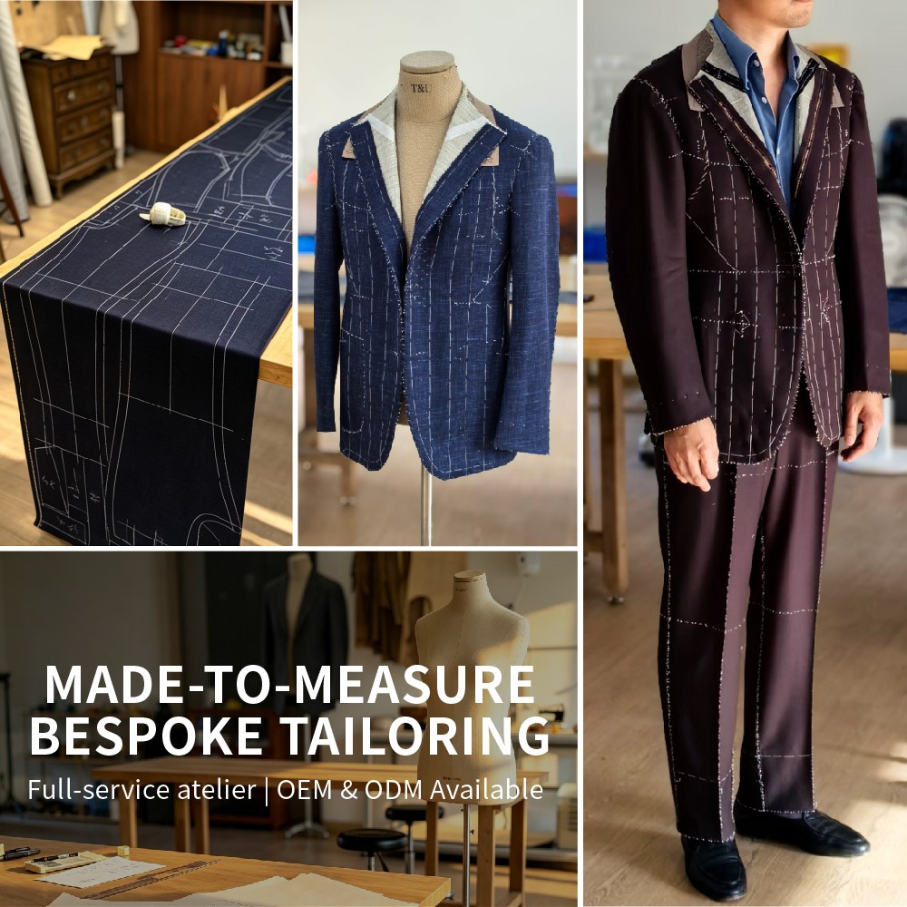 Made-to-measure bespoke tailoring - OEM and ODM available