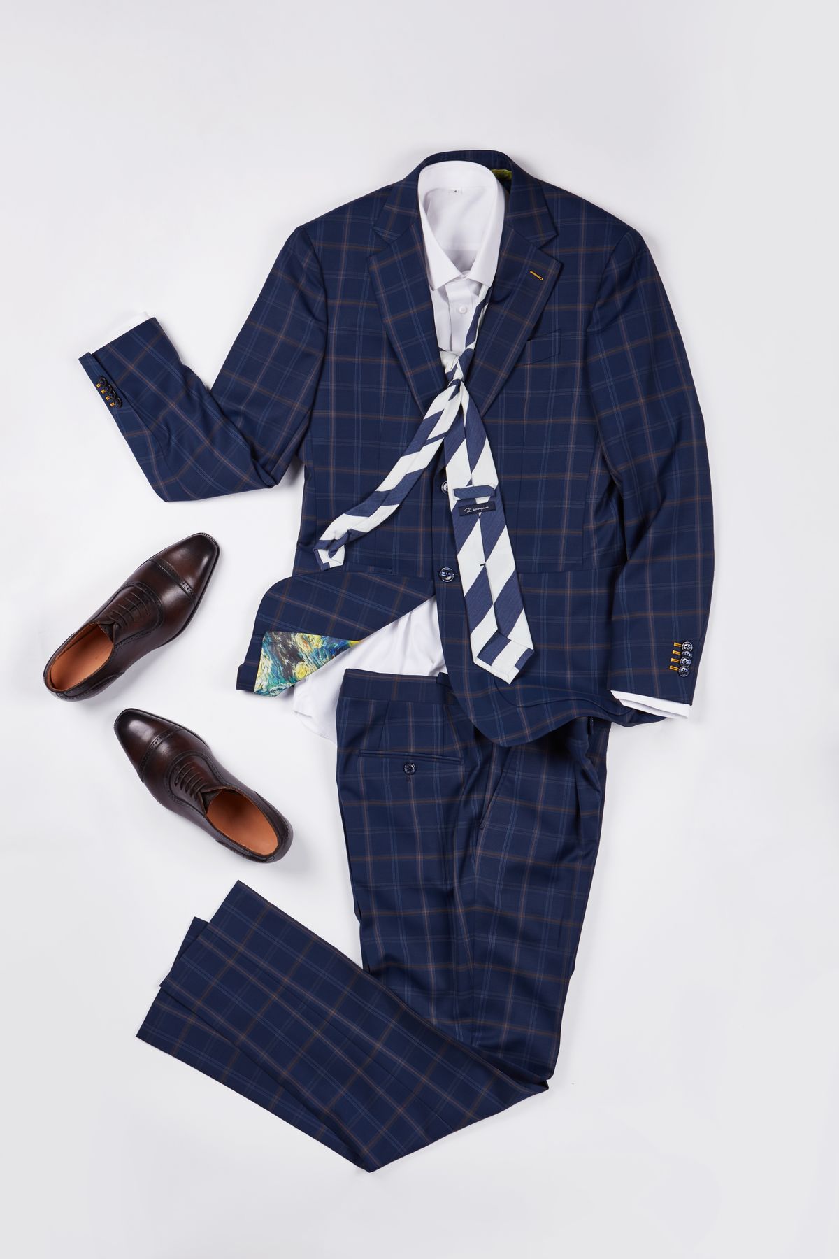 Light Gray Slim Fit Suit
